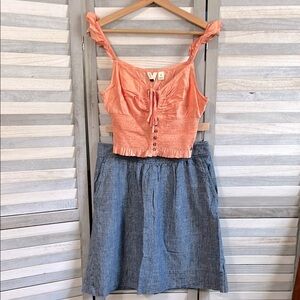 Eileen Fisher Roxy crop top set